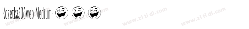 Rozetka306web Medium字体转换 Rozetka306web Medium字体转换
